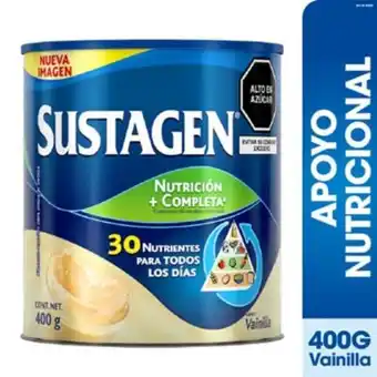 Tottus Suplemento sustagen vainilla 400 g oferta