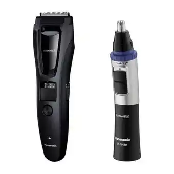 Hiraoka Recortador de barba panasonic er-gb62-h503 + recortadora de vello nasal panasonic er-gn30-k503 oferta