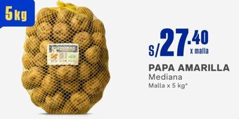 Makro PAPA AMARILLA Mediana Malla x 5 kg* oferta