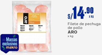 Makro Filete de pechuga de pollo ARO x kg oferta