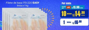 Makro Filete de basa 170-220 EASY 10 Bolsas x 1 kg oferta