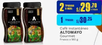 Makro Café instantáneo ALTOMAYO Gourmet 2 Frascos x 180 g oferta
