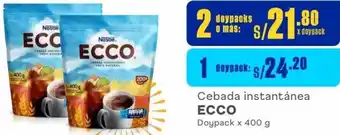 Makro Cebada instantánea ECCO 2 Doypacks x 400 g oferta