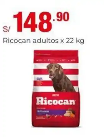 Metro Ricocan adultos x 22 kg oferta