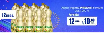 Makro Aceite vegetal PRIMOR Premium 12 Unds. x 900 ml oferta