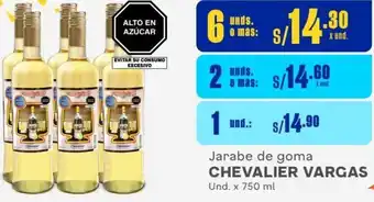 Makro Jarabe de goma CHEVALIER VARGAS 6 Unds. x 750 ml oferta