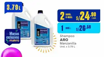 Makro Shampoo ARO Manzanilla Und. x 3.79 L x 2 unds. o mas oferta