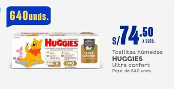 Makro Toallitas húmedas HUGGIES Ultra confort Pqte. de 640 unds. oferta