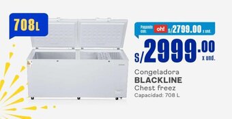 Makro Congeladora BLACKLINE Chest freez Capacidad: 708 L oferta