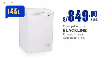 Makro Congeladora BLACKLINE Chest freez Capacidad: 145 L oferta