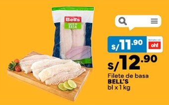 Plaza Vea Filete de basa BELL'S bl x 1 kg oferta