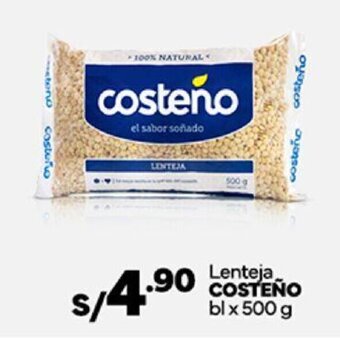 Plaza Vea Lenteja COSTEÑO bl x 500 g oferta