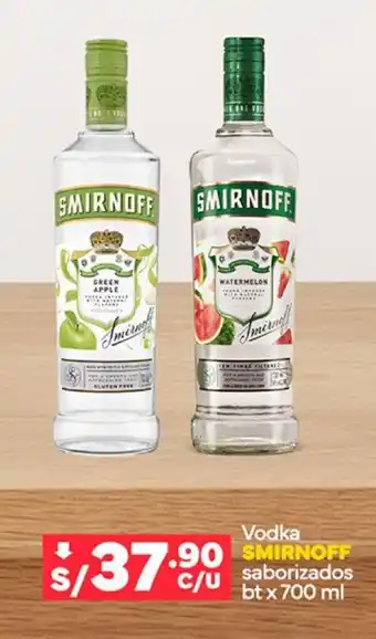 Plaza Vea Vodka SMIRNOFF saborizados bt x 700 ml oferta