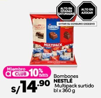 Plaza Vea Bombones NESTLÉ Multipack surtido bl x 360 g oferta