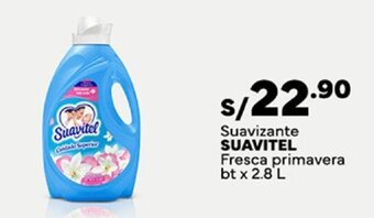 Plaza Vea Suavizante SUAVITEL Fresca primavera bt x 2.8 L oferta