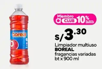 Plaza Vea Limpiador multiuso BOREAL fragancias variadas btx 900 ml oferta