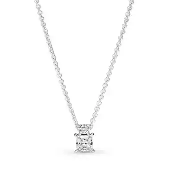 Pandora Collar círculo y cuadrado brillantes oferta