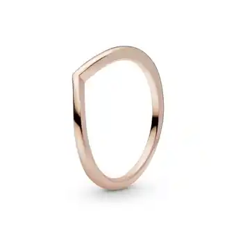 Pandora Anillo hueso de los deseos pulido recubrimiento en oro rosa de 14k oferta