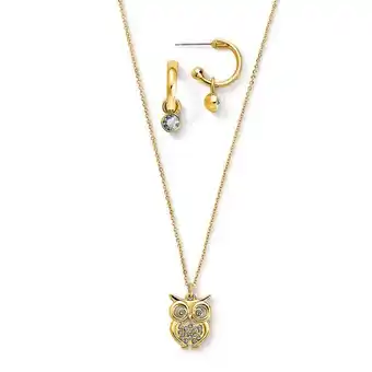 Ésika Estuche collar + aretes mon owl oferta