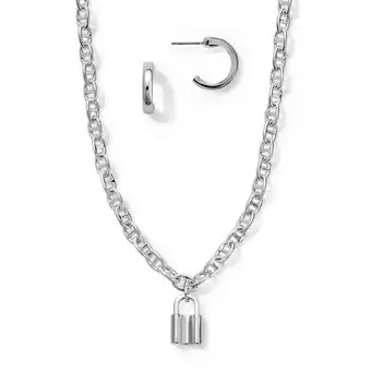 Ésika Estuche collar + aretes the ultimate lock oferta
