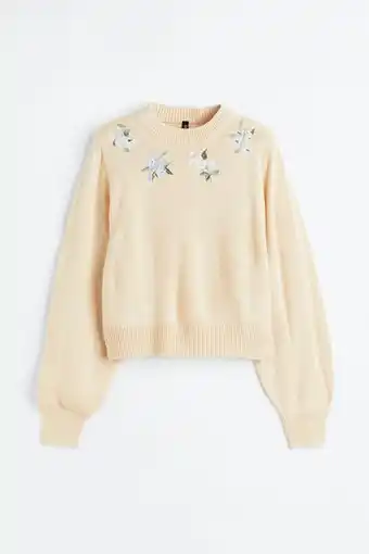 H&M Chompa bordada oferta