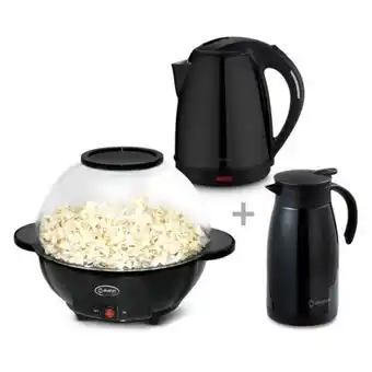 Hiraoka Pop cornera miray popm-14 + hervidor miray hm-873n 1.8 l + termo miray 1l tm-a10n oferta