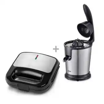 Hiraoka Exprimidor miray em-630 + sandwichera miray sm-72 oferta