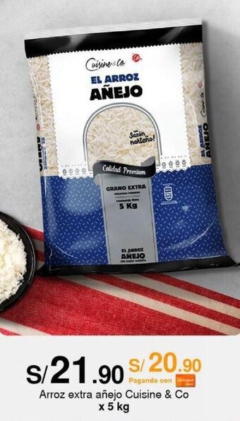 Metro Arroz extra añejo Cuisine & Co x 5 kg oferta