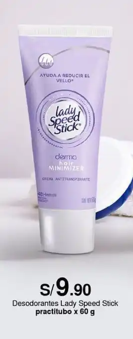 Desodorantes Lady Speed Stick practitubo x 60 g