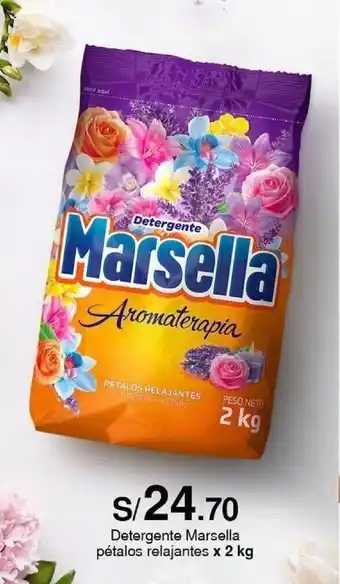 Metro Detergente Marsella pétalos relajantes x 2 kg oferta