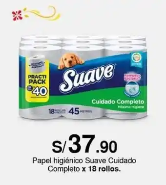 Metro Papel higiénico Suave Cuidado Completo x 18 rollos oferta