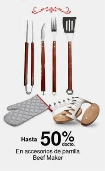 Metro En accesorios de parrilla Beef Maker oferta