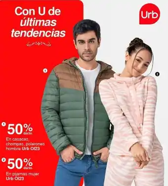 Metro En casacas, chompas, polerones hombre | En pijamas mujer Urb 0123 oferta