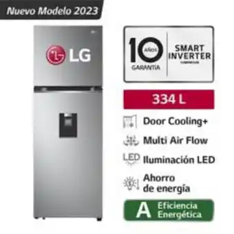 Maestro Refrigeradora gt33wpp 334l top mount lg oferta