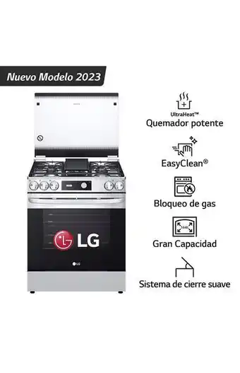 Tiendas EFE Cocina de pie lg 5 quemadores 75cm lrgl5843s oferta