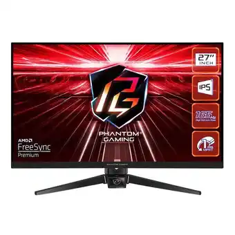 Monitor gamer 27 asrock pg27ff1a panel ips, fhd, 1ms, 165hz
