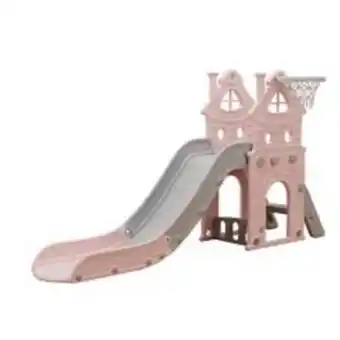 Maestro Resbalón castillo con aro de básquet scoop oferta