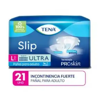 Mifarma Pañales tena para adultos slip talla l - bolsa 21 un oferta