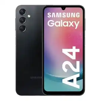 Coolbox Celular samsung a24 128gb, 4gb ram, cámara principal 50 + 5 + 2 mp, cámara frontal 13mp, 6.5, negro oferta