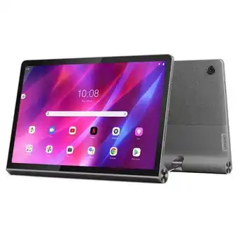 Tablet lenovo yoga smart tab yt-j706f 11 128gb, 4gb ram, cámara principal 8mp, frontal 8mp, gris