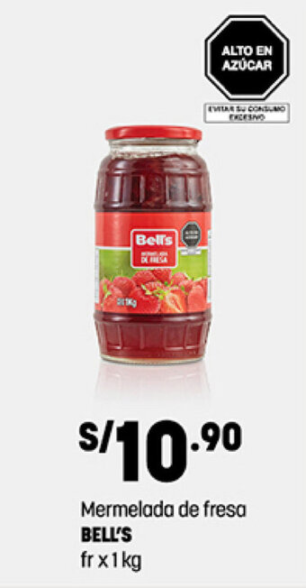 Plaza Vea Mermelada de fresa BELL'S fr x 1kg oferta