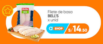 Plaza Vea Filete de basa BELL'S x unid oferta