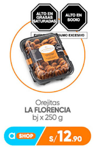 Plaza Vea Orejitas LA FLORENCIA bj x 250g oferta
