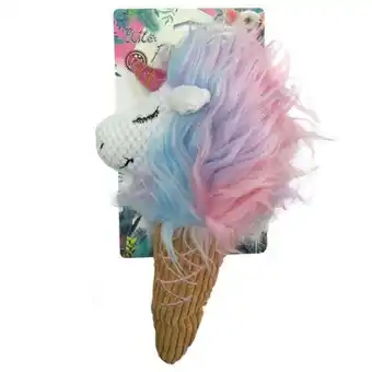 Juguete peluche cono unicornio rosado (ljm0040pk) 15x28 cm