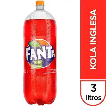 Metro Gaseosa fanta kola inglesa botella 3 lt oferta