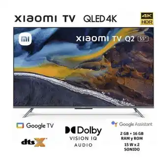 Televisor xiaomi qled 4k uhd smart 55 tv q2