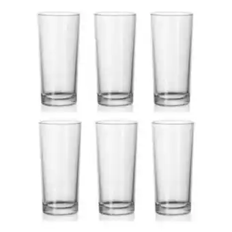 Tottus Juego vasos lisos 8 oz 6 piezas oferta