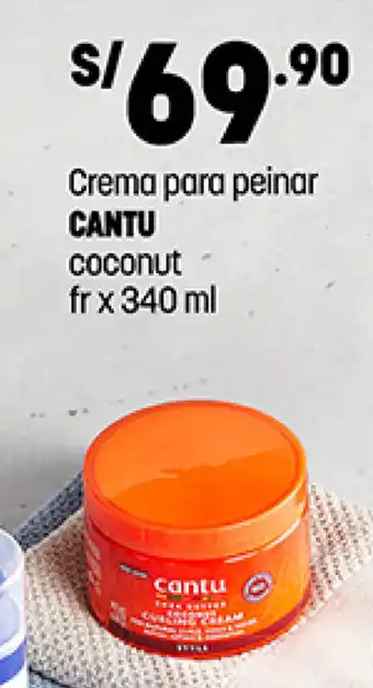 Plaza Vea Crema para peinar CANTU coconut fr x 340ml oferta