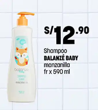 Plaza Vea Shampoo BALANZÉ BABY manzanilla fr x 590ml oferta