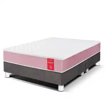 Hiraoka Cama paraíso medallón ergo queen - acero oferta